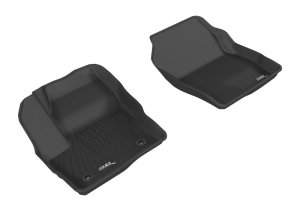 Ford Escape Floor Mats - Front - 3D MAXpider - Kagu - Black - `15-`19